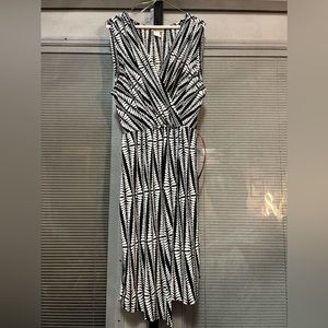 Belted Sleeveless Midi Dress